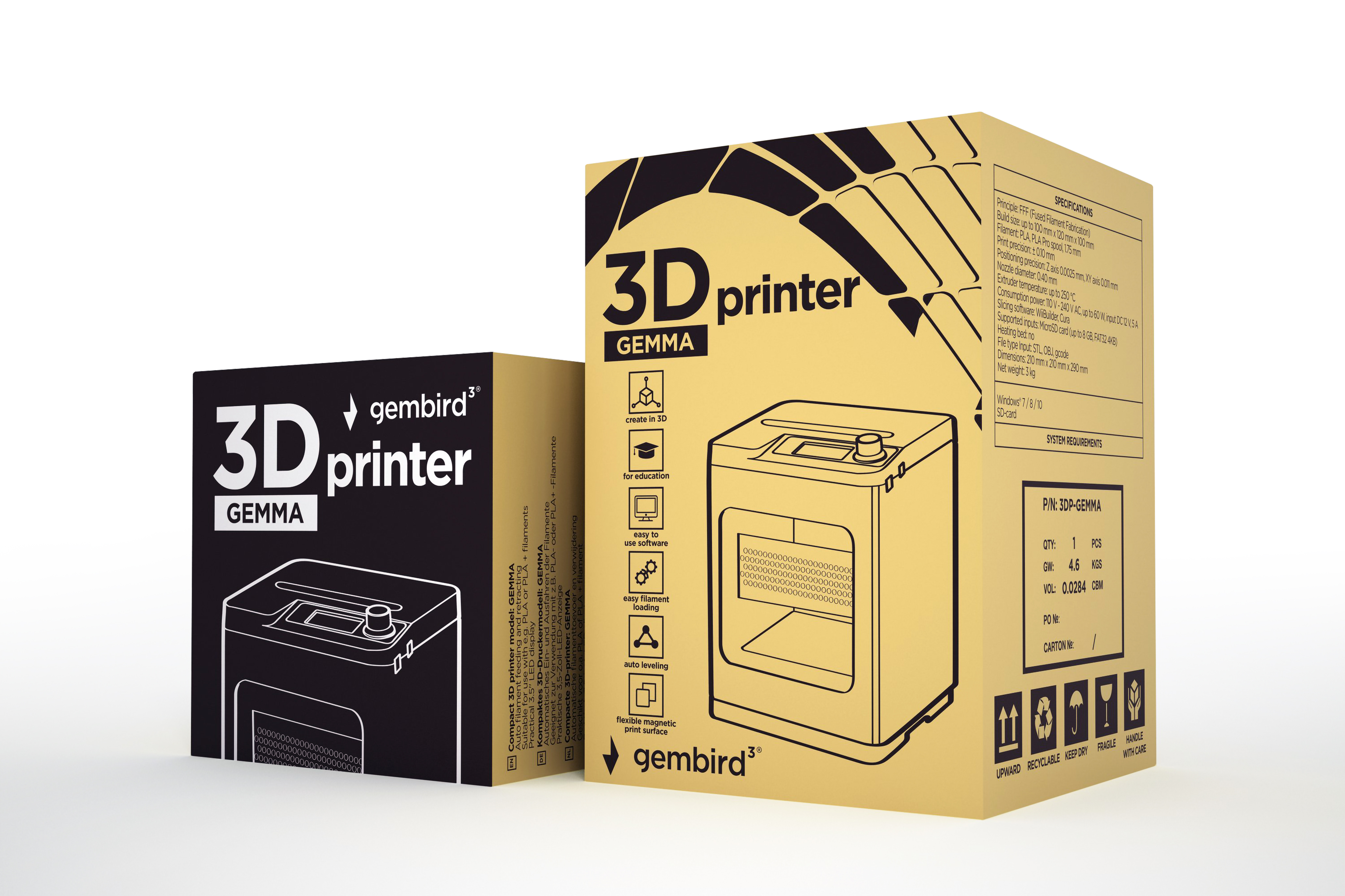 natuurlijk Op het randje applaus 3D printer "Gemma" (3DP-GEMMA)